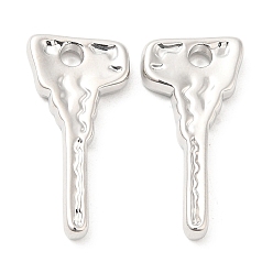 Платина Подвески из сплава , ключ, платина, 24x12x3 мм, отверстие : 2.3 мм
