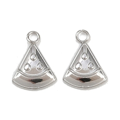 Арбуз Фрукты 304 подвески из нержавеющей стали, без свинца, без кадмии и без никеля, арбуз, 13.5x9.5x2.5 мм, отверстие : 1.8 мм