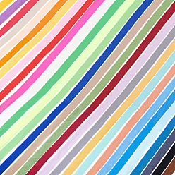 (52) Непрозрачная лаванда 30шт. 30 Цветные нейлоновые ленты, для пошива аксессуаров, разноцветные, 1 дюйм (25 мм), около 1.09 ярдов (1 м) / шт, 1 шт / цвет