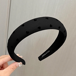 Сердце Ткань ленты для волос, сердце, 30 мм