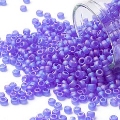 (178F) Transparent AB Frost Sapphire Круглые бусины toho, японский бисер, (178 f) прозрачный ab Frost сапфир, 8/0, 3 мм, отверстие : 1 мм, о 222шт / бутылка, 10 г / бутылка