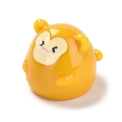 Обезьяна Милые украшения из смолы в виде животных, украшения для демонстрации микро-ландшафтов, обезьяна, 19x20x22 мм