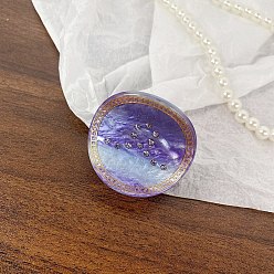 Телец Акриловые заколки для волос звездное небо, для женщин девушек, двенадцать созвездий, Телец, 50x45 мм