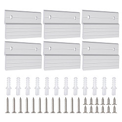 Платиновый & Цвет Нержавейки 6пряжки из алюминиевого сплава, с 3 сумками 201 винтами из нержавеющей стали и пластика, платины и нержавеющая сталь цвет, 49.5x102x5 мм