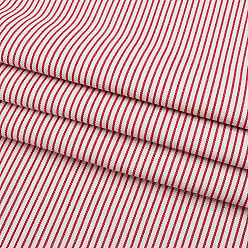 Red Polycotton Fabrics, Clothing Accessories, Stripe Pattern, Red, 1600x1mm