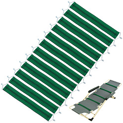 Зеленый 4сумки 12шт. полиэстеровые эластичные укрепляющие полосы для складных стульев, аксессуары для стульев, зелёные, 410x48x2 мм, 3 шт / пакет