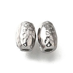 Нержавеющая Сталь Цвет 304 из нержавеющей стали бусы, овальные, анти-тускнение, цвет нержавеющей стали, 3.5x5.5 мм, отверстие : 1.2 мм