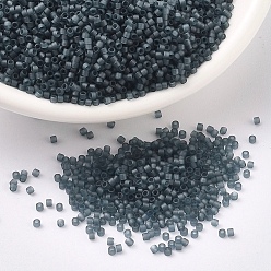 (DB0387) Матовый Прозрачный Блеск Монтаны Бусины miyuki delica, цилиндр, японский бисер, 11/0, (дБ 0387) матовый прозрачный монтанский глянец, 1.3x1.6 мм, отверстия: 0.8 мм, около 10000 шт / мешок, 50 г / мешок