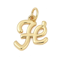 Настоящее золото 18K Латунь прелести, характер фе, с целью перехода в кольце, без кадмия и без свинца, стойки покрытие, долговечный, реальный 18 k позолоченный, 14.5x13x1.6 мм, отверстие : 3.4 мм