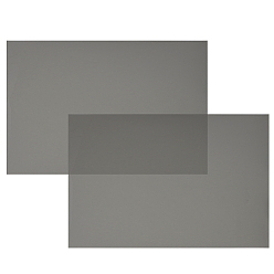 Черный 2 листы ПЭТ линейно поляризованной пленки, прямоугольные, чёрные, 300x200x0.4 мм