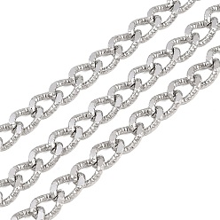 Нержавеющая Сталь Цвет 304 бордюрные цепи из нержавеющей стали, несварные, с катушкой, цвет нержавеющей стали, 10x7x3 мм