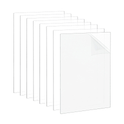 Прозрачный Прозрачный акрил для фоторамки, прямоугольные, прозрачные, 17.6x12.6x0.1 см