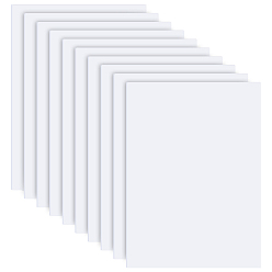 Белый Вспененные плиты из ПВХ, для песочного стола, строительная модель ремесло, прямоугольные, белые, 300x200x1 мм