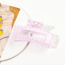 Сердце Пластиковые заколки-коготь для волос для женщин и девочек, сердце, 85x48x40 мм