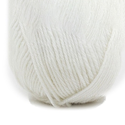 Weiß Garn aus Acrylfasern, zum Weben, Stricken & Häkeln, weiß, 2 mm, ca. 114.83 Yards (105 m)/Knüll