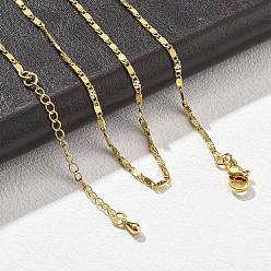 Настоящее золото 18K Ожерелья-цепочки из латуни для женщин, 304 из нержавеющей стали застежкой омар, стойки покрытие, без свинца и без кадмия, долговечный, реальный 18 k позолоченный, 17.48 дюйм (44.4 см)