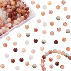 Кокосово-Коричневый Наборы для изготовления окрашенных браслетов своими руками, в том числе 8 круглые бусины из белого натурального нефрита, окрашенные в белый цвет., эластичная нить, кокосового коричневый, 8 мм, отверстие : 1 мм