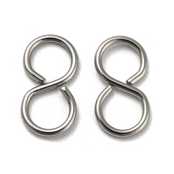 Stainless Steel Color Non-Tarnish 304 Stainless Steel S-Hook Clasps, Stainless Steel Color, 13.5x7x1mm, Inner diameter: 5mm.