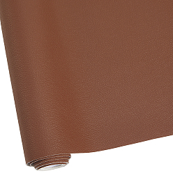 Кокосово-Коричневый Ткань из искусственной кожи с рисунком личи, для поделок из кожи, аксессуары для изготовления сумок, кокосового коричневый, 300x0.6 мм, 137 см / рулон.