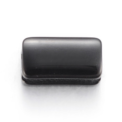 Черный Цвет Металла 304 из нержавеющей стали бусы, прямоугольные, металлический черный , 10x5.5x4 мм, отверстие : 1.5x2 мм