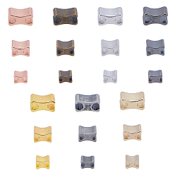 (52) Непрозрачная лаванда 7 цвета 3 размер одежда аксессуары, латунная молния внизу заглушки, разноцветные, 8.5x5x5 мм, 42 шт / коробка