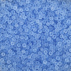 Королевский синий Матовые цветные стеклянные бусины, рондель, королевский синий, 2 мм, отверстие : 1 мм, о 660 шт / комплект