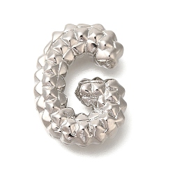 Letter G Стойки покрытие, Латунные подвески, без кадмия и без свинца, подвески с буквой az~z, Буква G, 21.5x15.5x5.5 мм, отверстие : 2.5x3 мм