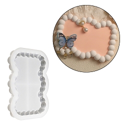 Другие Силиконовые геометрические формы для подставок с пузырьками своими руками, для изготовления ковриков для подставок, волна, 171x123x21 мм, внутренний диаметр: 151x103 мм