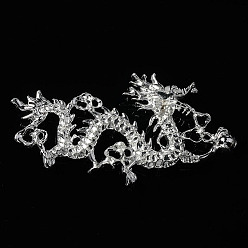 Платина Кабошоны из сплава дракона, аксессуары для волос своими руками, платина, 30x60 мм