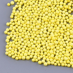 Yellow Small Craft Foam Balls, Round, for DIY Wedding Holiday Crafts Making, Yellow, 2.5~3.5mm
