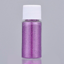 Фиолетовый Блестящий лазерный блеск пыли порошок, для уф-смолы, украшение из эпоксидной смолы и изготовление ювелирных изделий для ногтей, фиолетовые, Бутылка: 22x57 мм, 5 г / бутылка