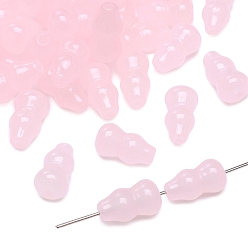 Pink 15шт стеклянные бусины из искусственного нефрита, розовые, 14x8 мм, отверстие : 1 мм