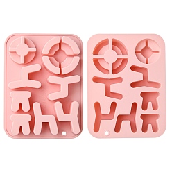 (52) Непрозрачная лаванда 2шт. силиконовые формы для стульев и столов, разноцветные, 17.2x13.1x2.6 см