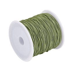 Yellow Green Elastic Cord, Yellow Green, 1mm, about 22.96 yards(21m)/roll