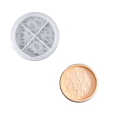 Плоский Круглый Силиконовые формы, формы для литья смолы, для уф-смолы, изготовление изделий из эпоксидной смолы, белые, плоско-круглые, 184x34 мм