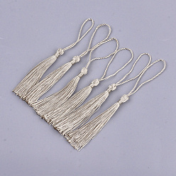 Папайя Оранжевый Полиэстер кисточка большие подвесные украшения, papayawhip, 80~90x6~7 мм