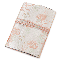 Light Coral Cloth Loose-leaf Planner Notebook, Binder Cover with Paper & Bag, Rectangle, Light Coral, 210x152x2~7mm