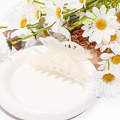 Желтая Старая Ткань  Заколки для волос с когтями из ацетата целлюлозы (смола), бабочка, аксессуары для волос для женщин и девочек, старое кружево, 90x60x50 мм