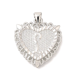 Letter L Стойки обшивки латунные подвески, без кадмия и без свинца, сердце с подвесками в виде буквы az, Письмо L, 24x22x3 мм, отверстие : 5x3.5 мм