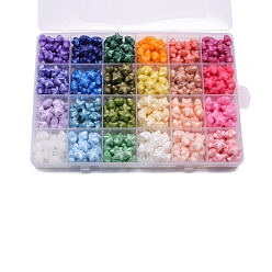 (52) Непрозрачная лаванда 24 сетки 24 набор восковых гранул цветов, наборы частиц сургуча для печати в стиле ретро, звезда, разноцветные, 190x130 мм