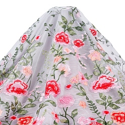 Разноцветный 1 сетчатая ткань из полиэстера, аксессуары, цветочным узором, красочный, 1300~1610 мм