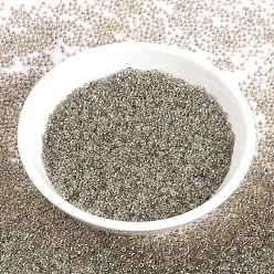 (RR3645) Fancy Lined Rose Taupe Миюки круглые бусины рокайль, японский бисер, (rr 3645) розово-серо-коричневый на причудливой подкладке, 15/0, 1.5 мм, Отверстие : 0.7 мм , около 27777 шт / 50 г