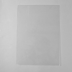 Transparent Organische Glasplatte, für handwerkliche Projekte, Zeichen, DIY-Projekte, Rechteck, Transparent, 296x210x0.6 mm