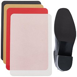 (52) Непрозрачная лаванда 8шт. ремонт подошв обуви, замена силиконовой подошвы, самоклеящиеся противоскользящие накладки на подошву обуви, прямоугольные, разноцветные, 149x98x1 мм, 2 шт / цвет