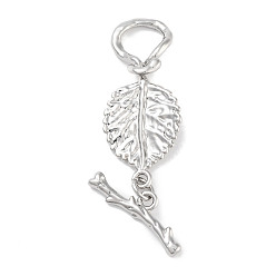 Платина Латуни Переключить застежками, без кадмия, без никеля и без свинца, лист, платина, лист: 33x15x7.5 мм, отверстие : 7.5 мм, бар: 21x8.5x2.2 mm, отверстие : 1.4 мм