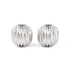 Нержавеющая Сталь Цвет 304 из нержавеющей стали бусы, круглые, цвет нержавеющей стали, 8 мм, отверстие : 2 мм