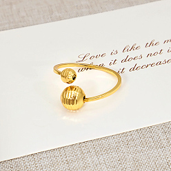 Круглые Элегантные полые латунные манжеты для женщин, реальный 18 k позолоченный, круглые, 16 mm ~ 19 mm