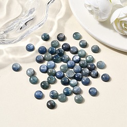 Кианит Натуральный кианит / цианит / дистен кабошоны, полукруглый, 8.5x4.5 мм