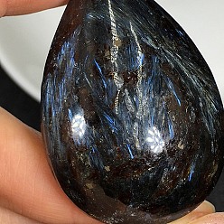 Teardrop Статуэтки из натурального астрофиллита для украшения рабочего стола в домашнем офисе, слеза, 43x30x10 мм