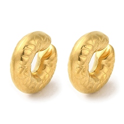 Золотой 304 ушные манжеты из нержавеющей стали, круглые, золотые, 29x29.5x10.5 мм
